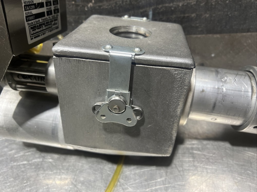 CONAIR material Hopper Isolate Receiver Model CV: Used Surplus. Item ID 5
