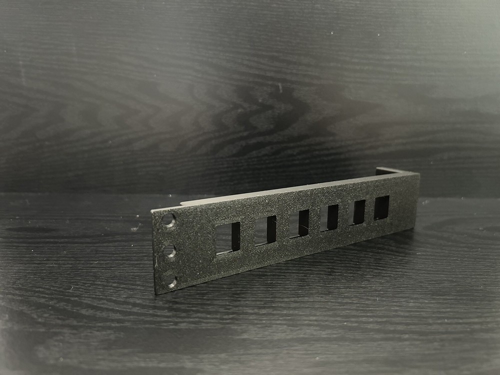 19” Server Rack Mount For TP Link ER7206 With 6 Keystone Slots