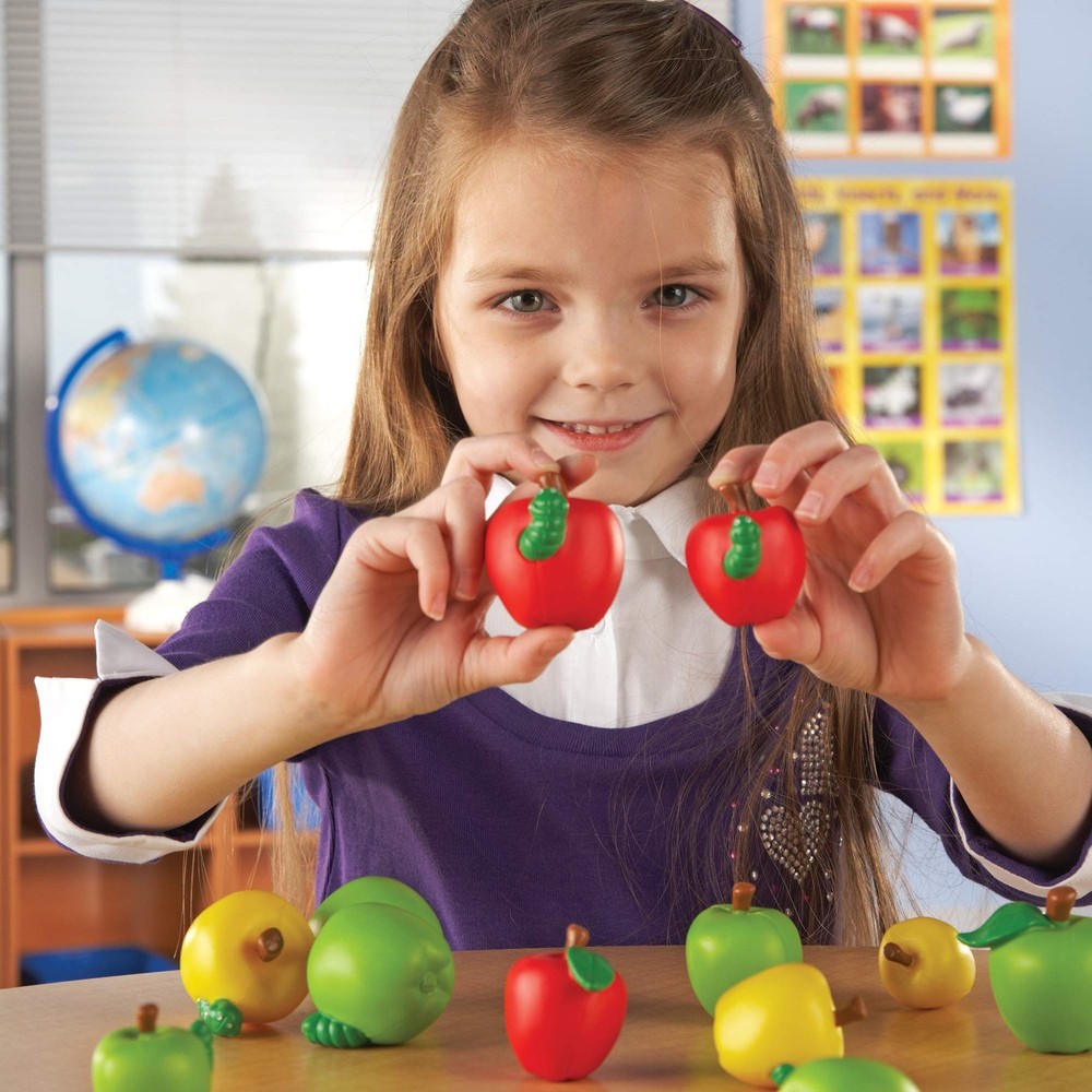 Learning Resources Attribute Apples - Preschool 1.75 inches, Multi-color