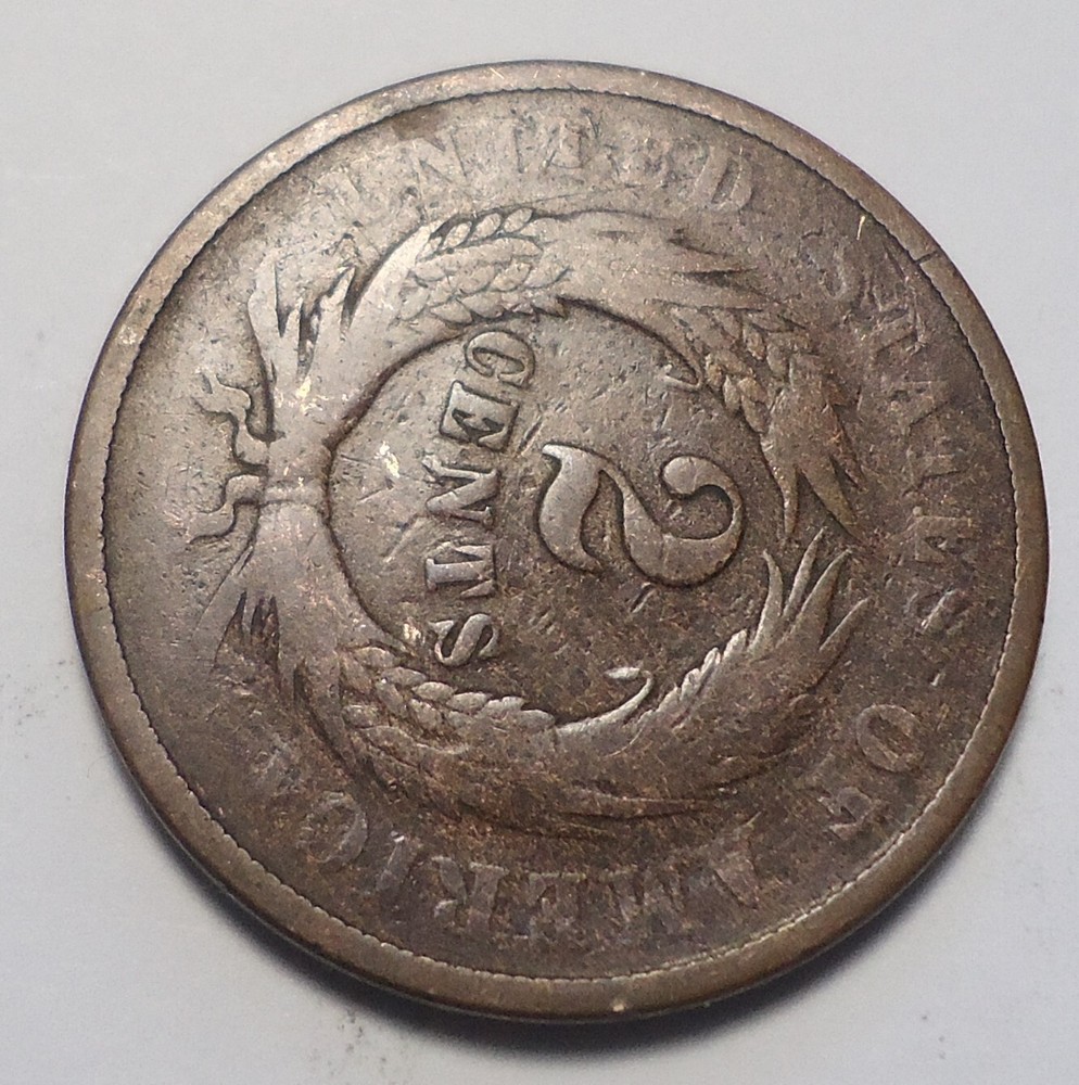 Original Good+/VG 1868 two 2C cent shield type coin COMBINE shipping!