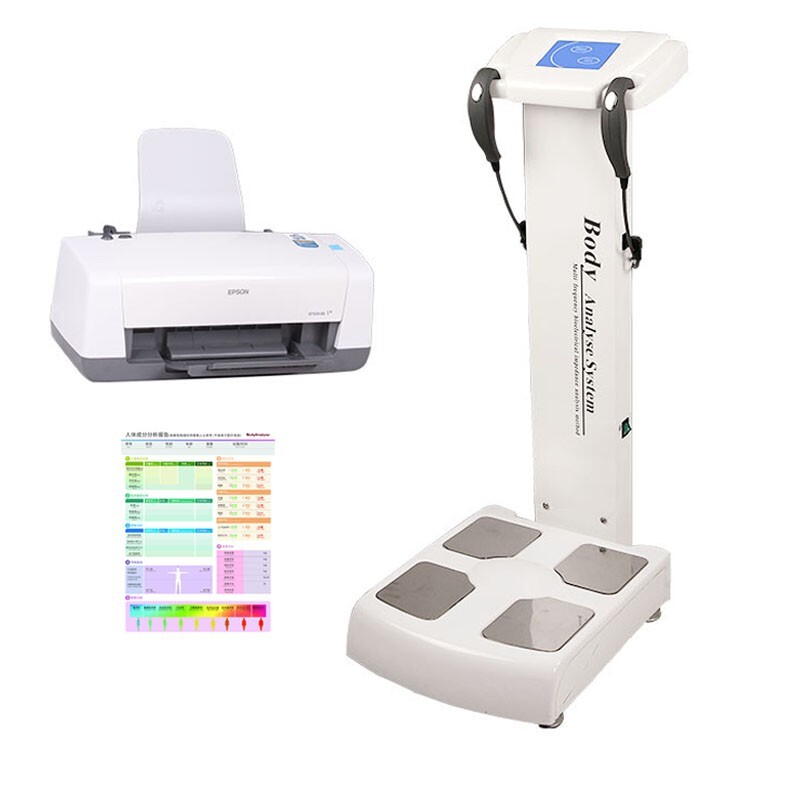 Human-Body Composition Analyzer Body Element Analyzer BMI Body Fat Meter+Printer