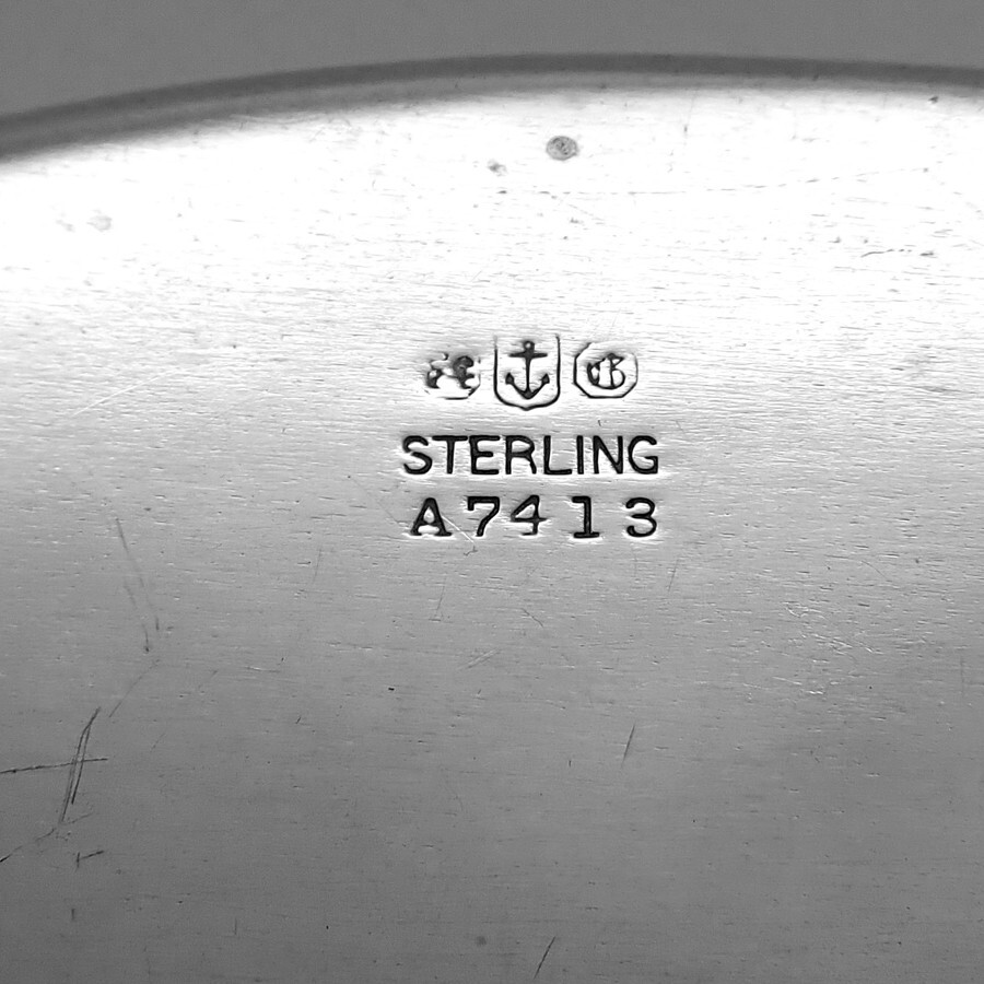 Open Work Basket Fixed Handle Gorham Sterling Silver No Mono