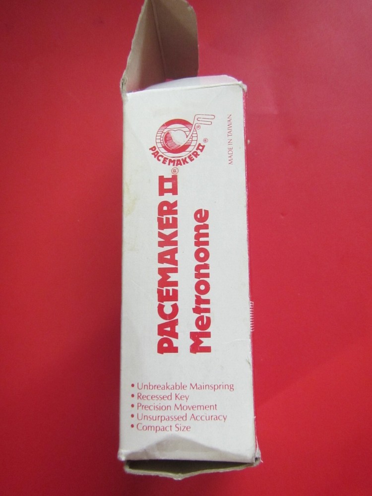 Pacemaker II wind up Metronome in box working