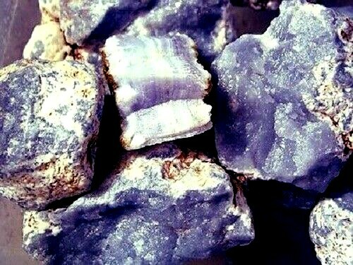 Angelite Celestite mine rough Peru 5 pound lots
