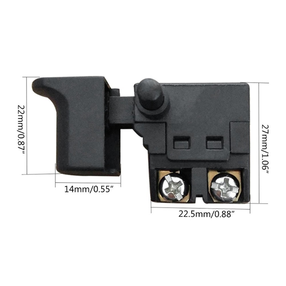2?? Speed Regulating Switch 250V Trigger Button Switch for Electric Drill Planer