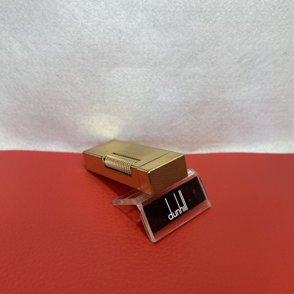 Overhauled Dunhill Rollagas lighter Gold without box