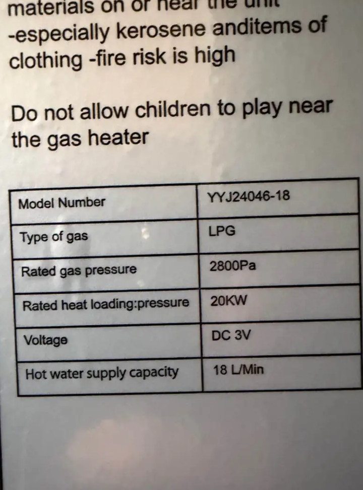 18L Tankless Water Heater Propane, RV Water Heater with Digital Display