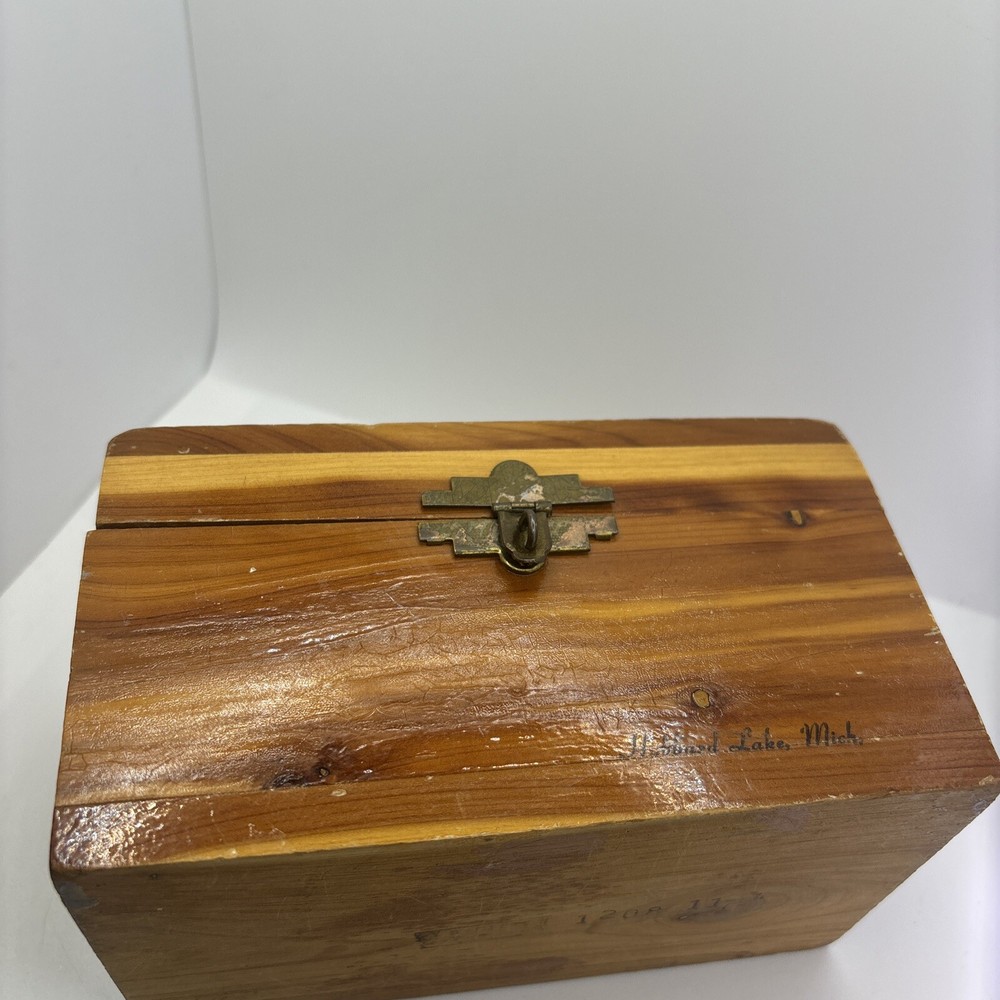 Vintage Cedar Mini Hand Made Hope Chest