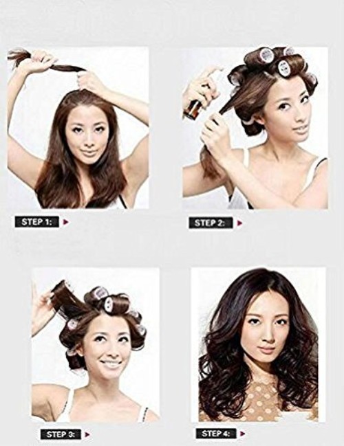 Versatile 20mm Hair Rollers - 2PCS Self-Gripping for Quick, Safe Styling