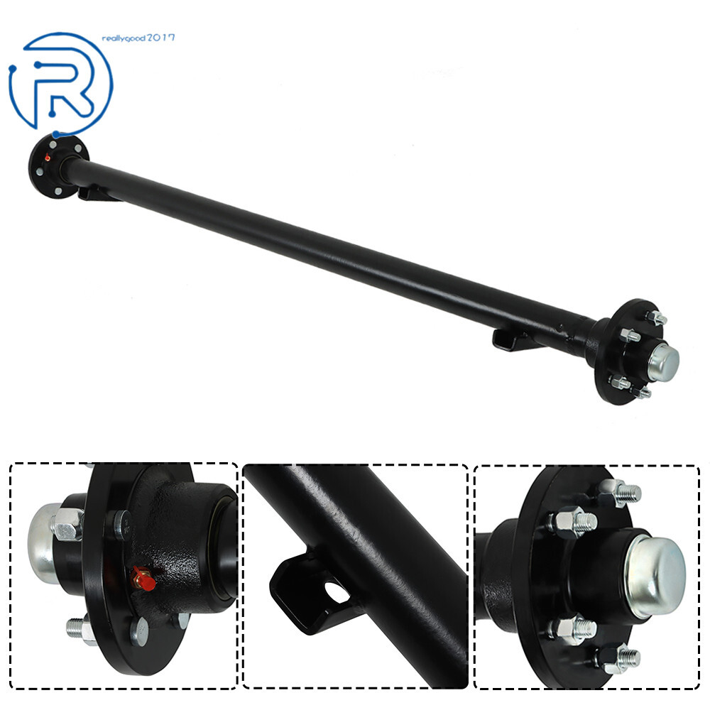 5 lug 3.5K Trailer Axle Trailer Cargo Dump RV Utility Axle 3500 lbs Boat Axle