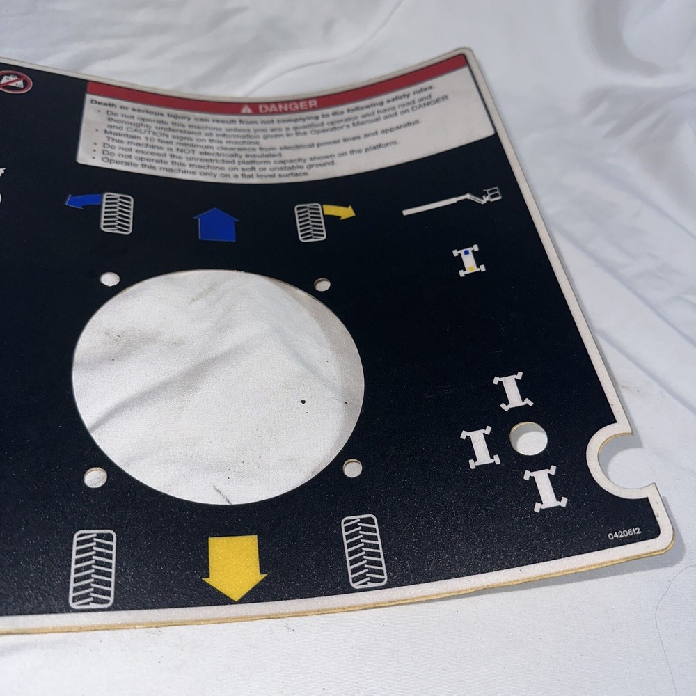 Snorkel Part# 0420612 Decal, Control Box