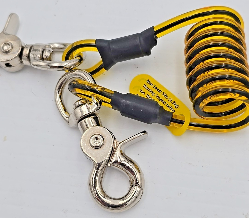Fall Protection For Tools Tether Coil T2T Trigger To Trigger 1500067