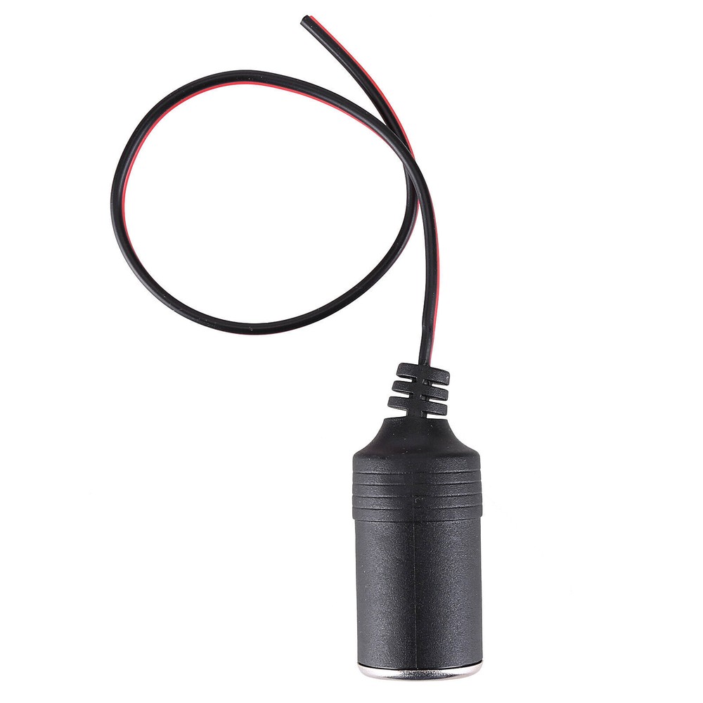 DC 12-24V Car Cigarette Lighter Female Socket Power Plug Connector Adapter Cable