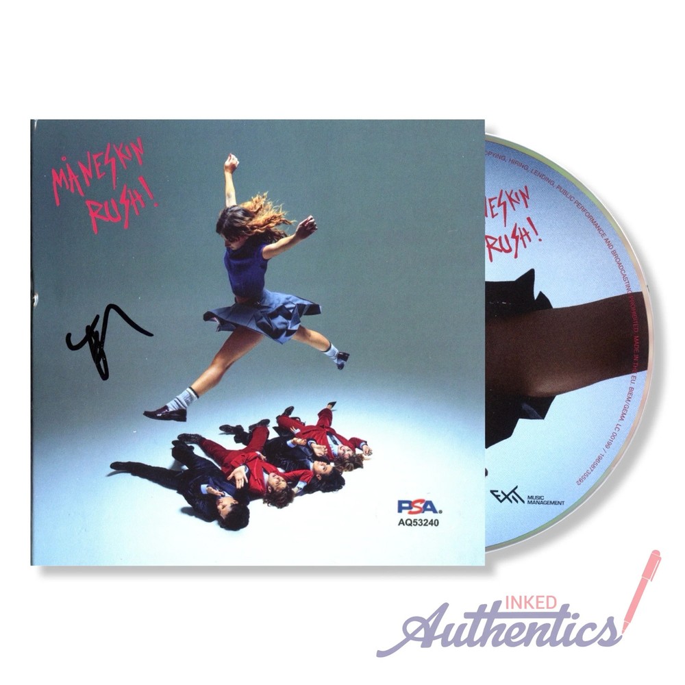 Thomas Raggi Signed Autographed CD “Rush!” Maneskin PSA/DNA Authenticated
