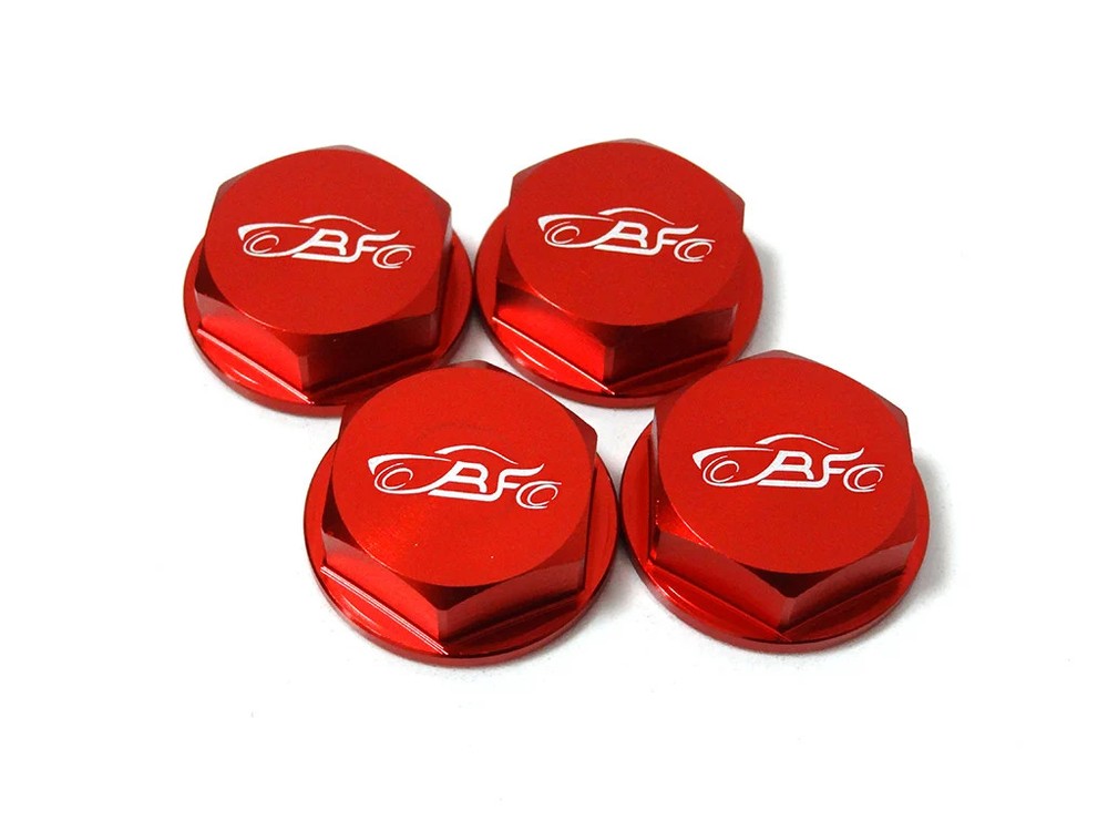 Wheel Nuts Enclosed - Red