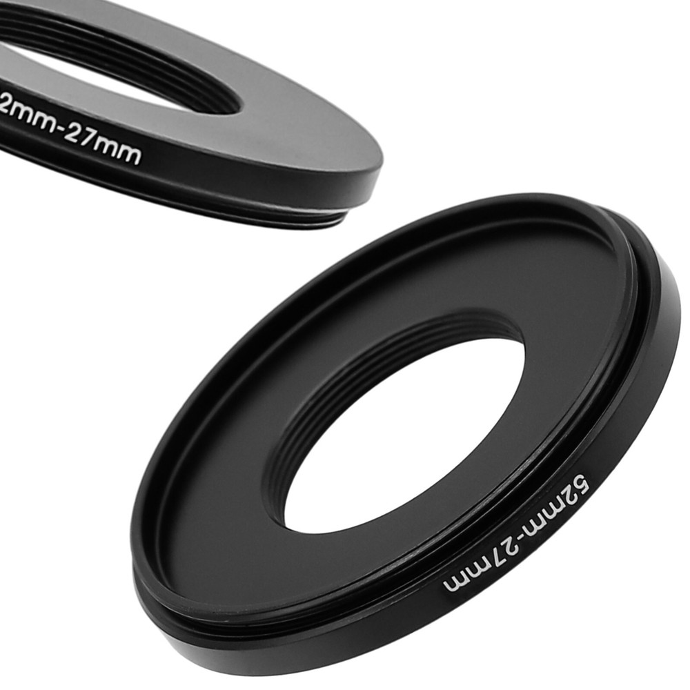 52-27mm Step-Down Ring Filter Ring UV/ND/CPL GND Lens Adapter Filter Ring