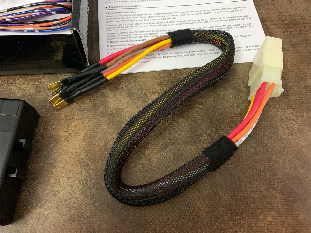 EASYGUARD ES002 Universal Push Engine Start Button with Remote Engine Start