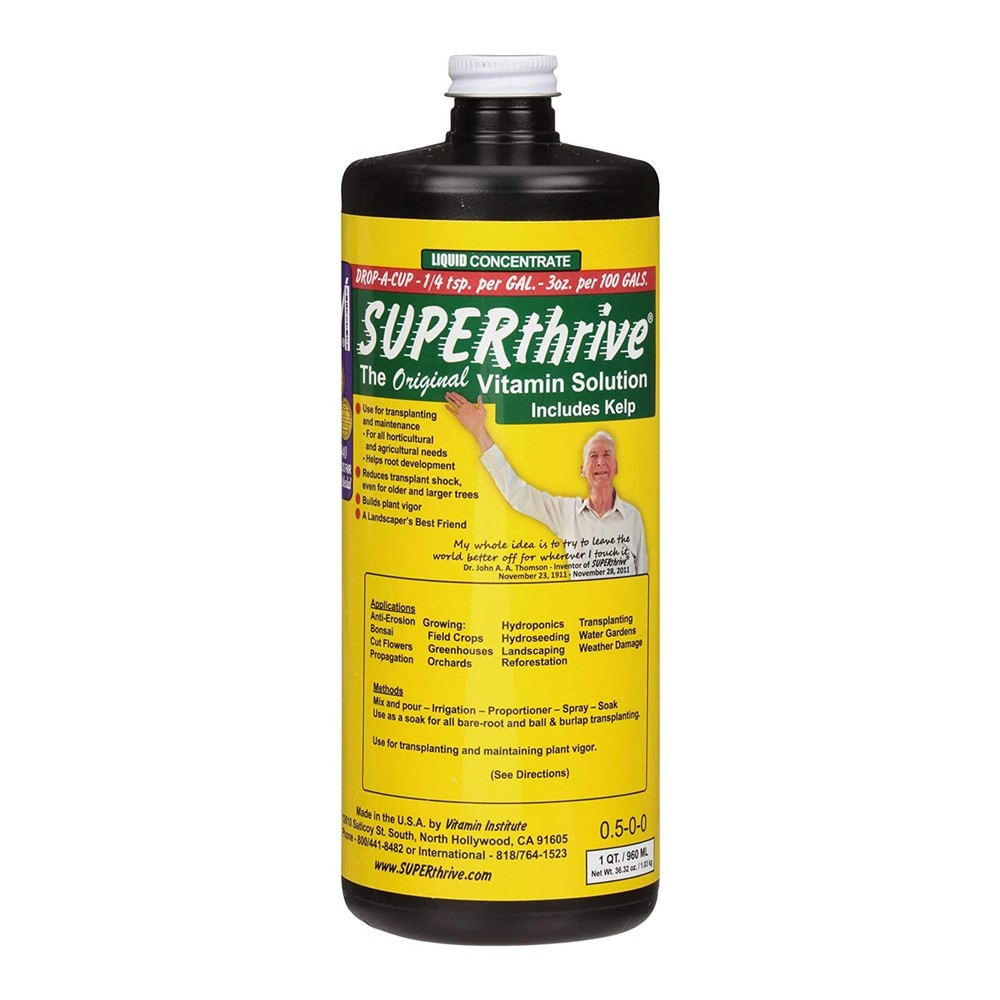 SUPERthrive Plant Vitamin Solution, 1 Quart
