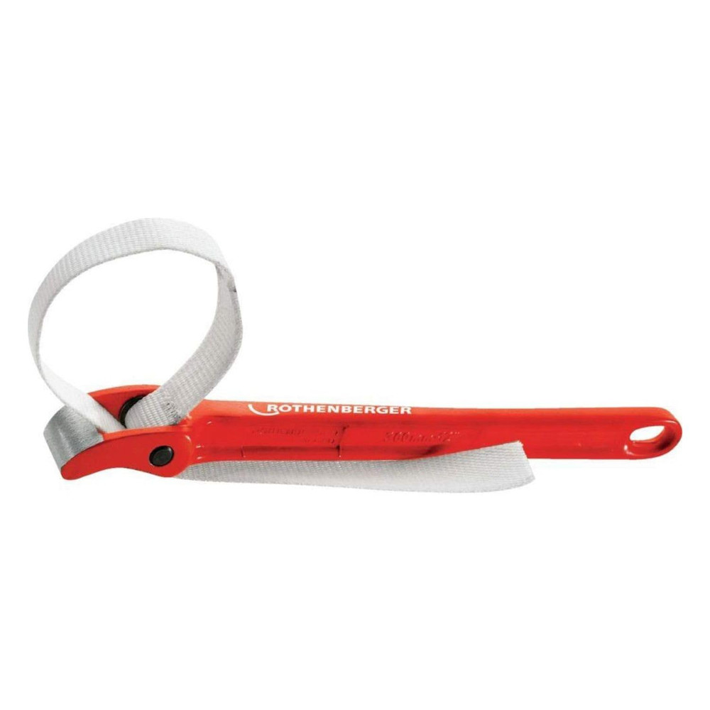 Gentle Grip 8" Strap Wrench - Durable Aluminum & Replaceable Nylon Strap