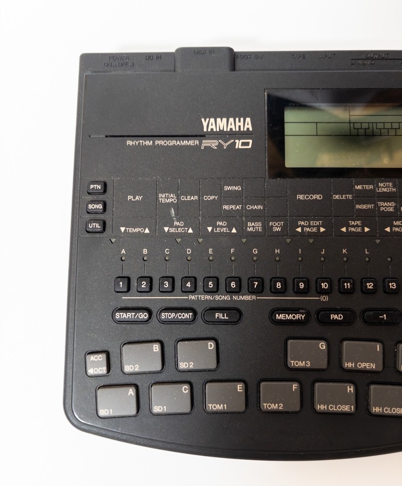 YAMAHA RY10 Rhythm Programmer Drum Machine Tested Working Japan