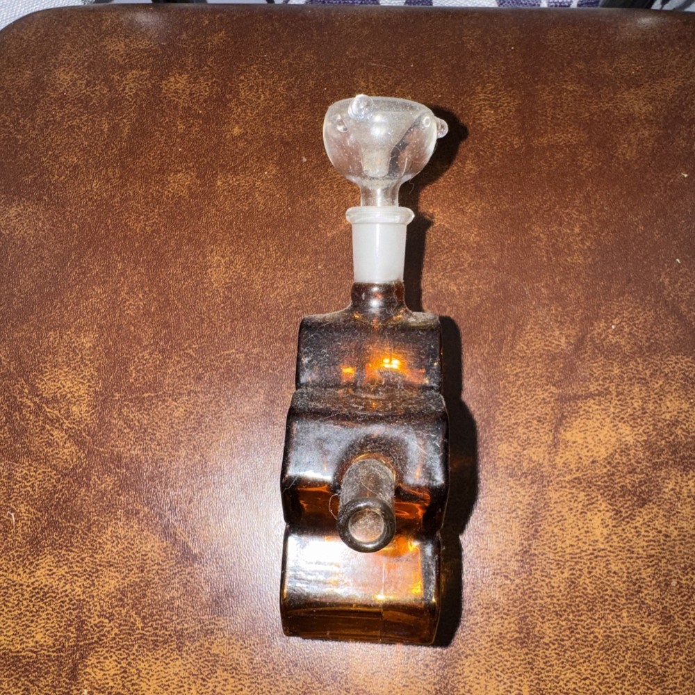 Honeycomb mini hookah bong With Removable Stem.