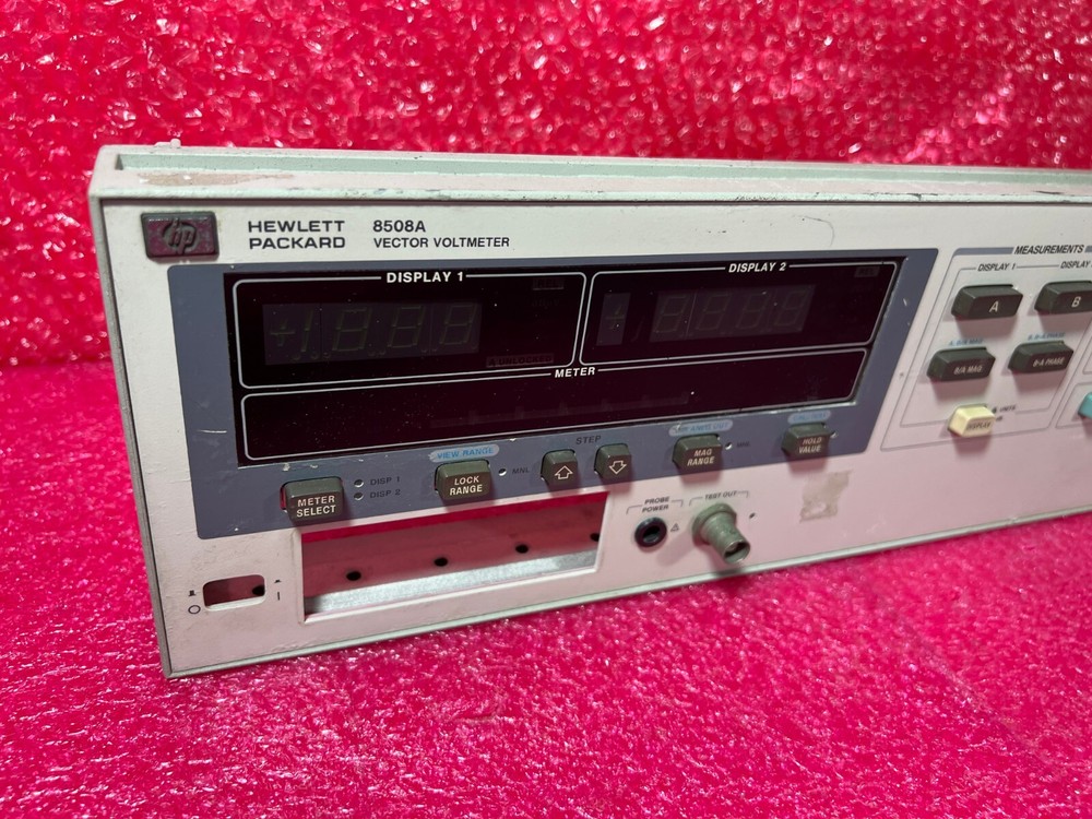 HP Front Panel 8508A Vector Voltmeter