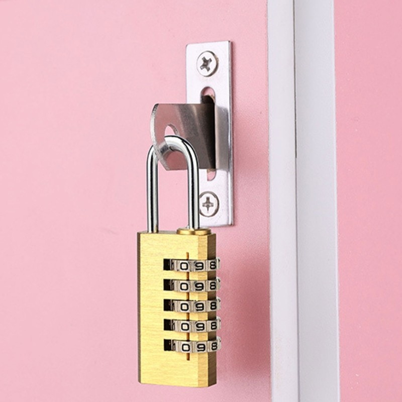 Sturdy Brass Combination Padlock for Personalize Belongings Protective