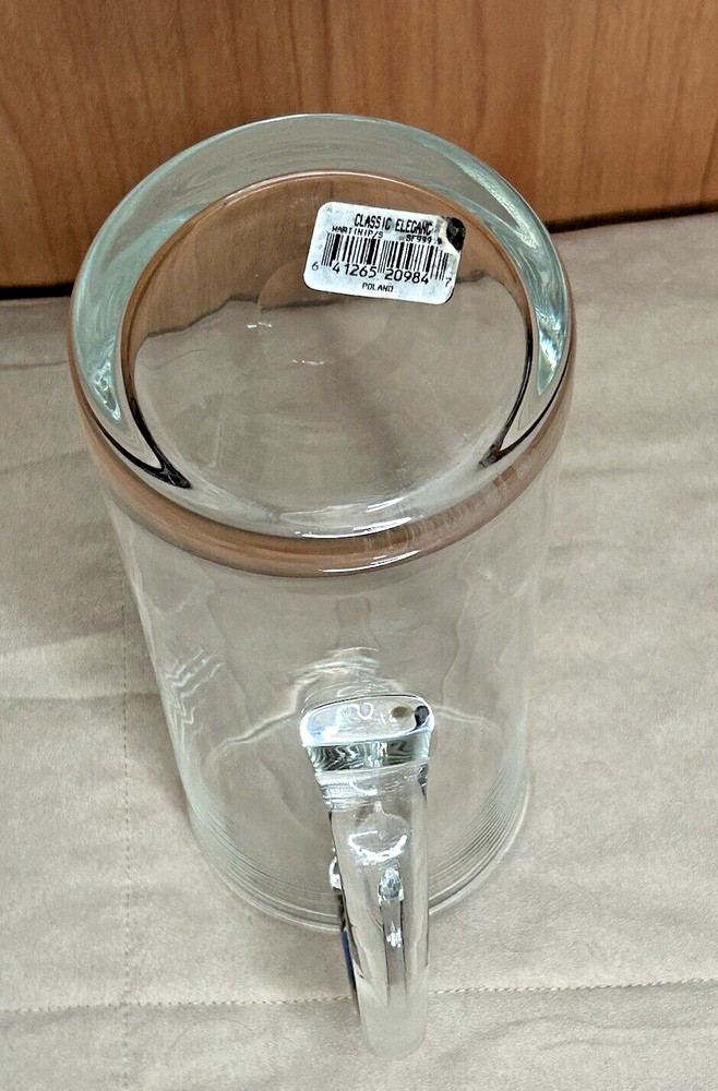 Mikasa Glass Pitcher Classic Elegance Martini