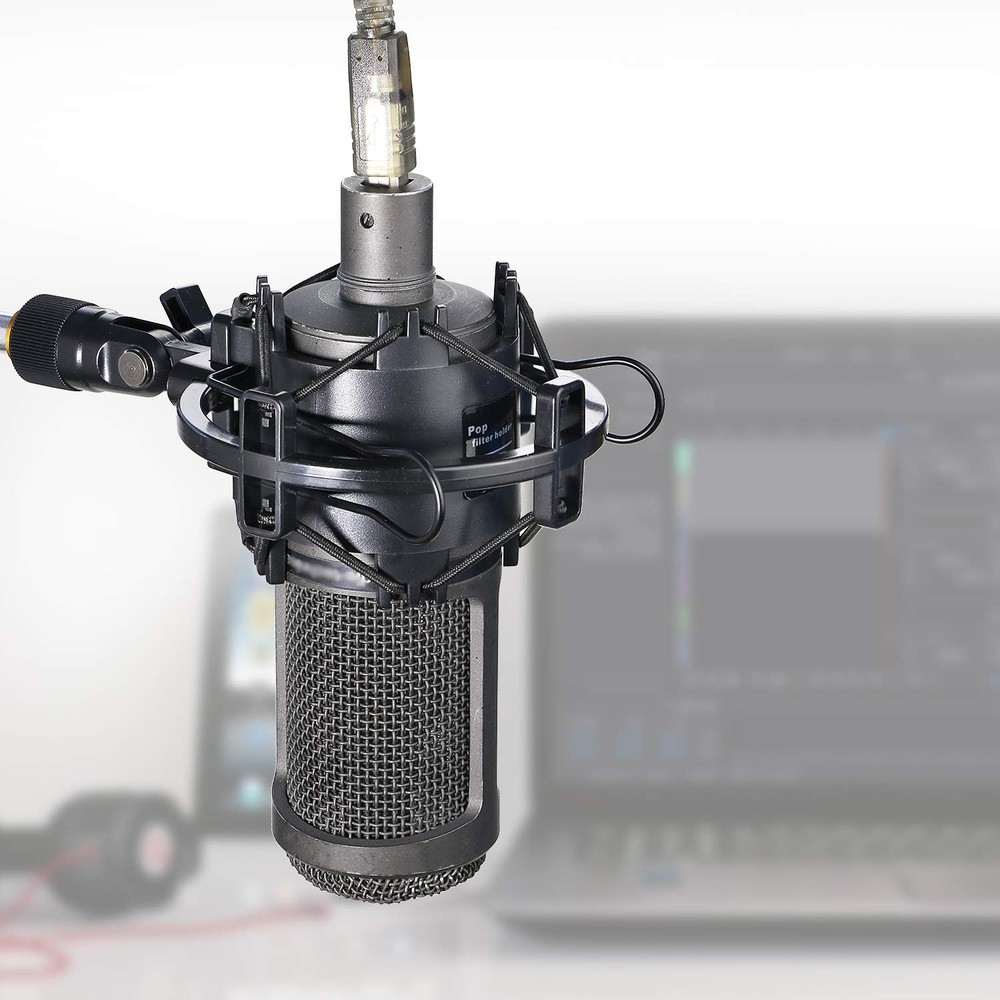 AT2020 Shock Mount, Microphone Shock Mount Reduces Vibration Noise for Audio ...