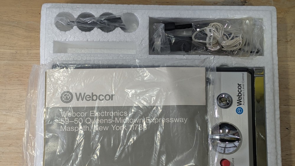 Webcor TC240 New Recorder(Works)