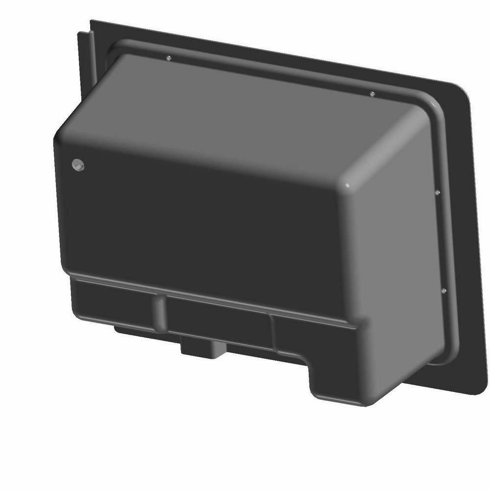 Polaris Storage Bin, Black, Left-Hand [From 6/10/2021]