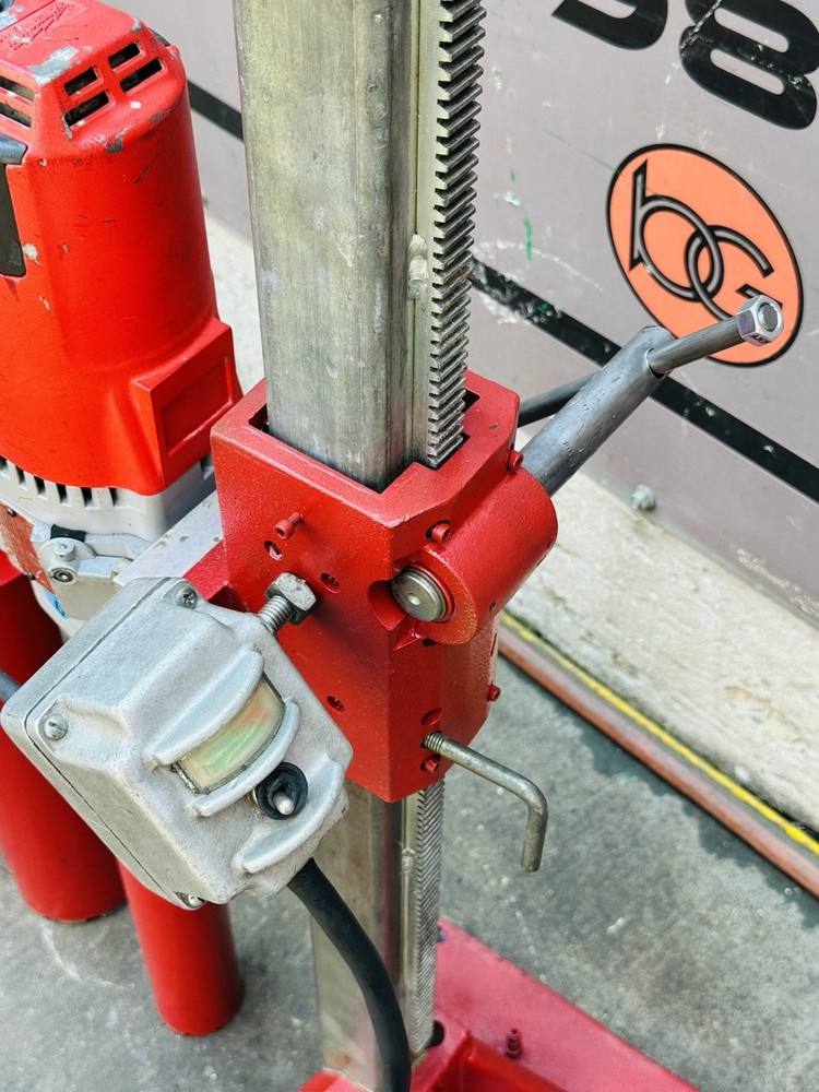 Milwaukee Core Drill Rig W/ 4 Bits Size 3”, 5”, 5”, 8” Works Great