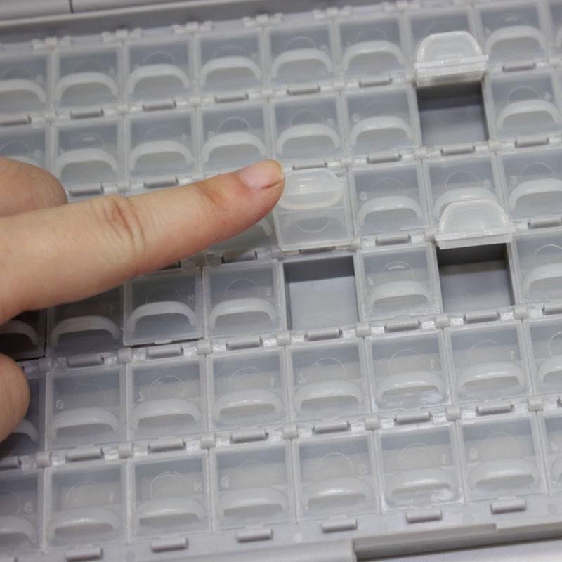 6 BOXALL Enclosure box surface mount SMD SMT surface mount Components Organizer