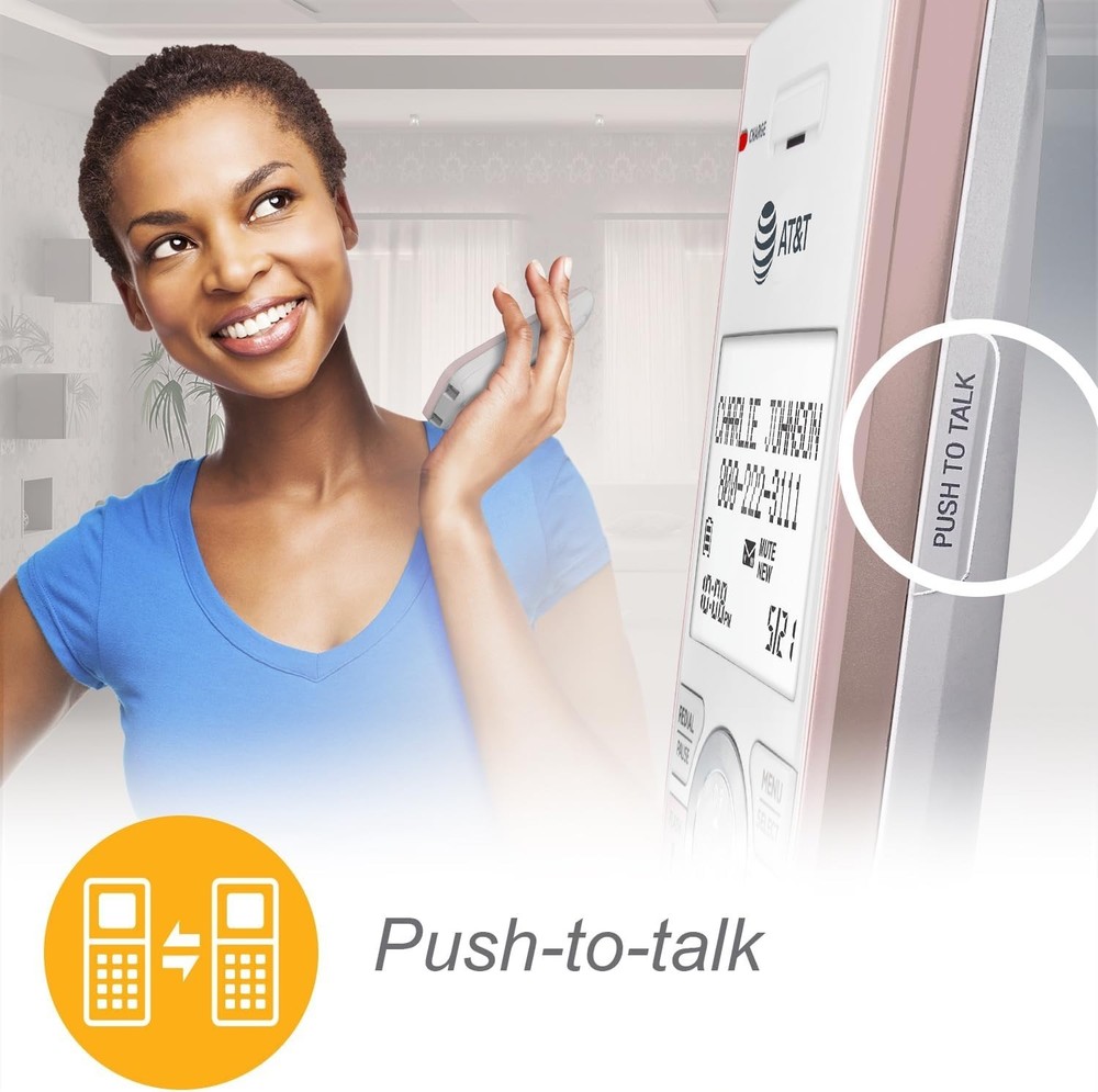 Large Screen Cordless Phone with Answering Machine