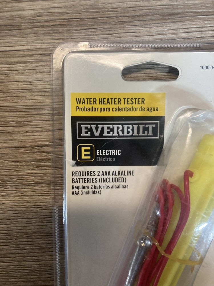 Everbilt Water Heater Continuity Tester See Notes