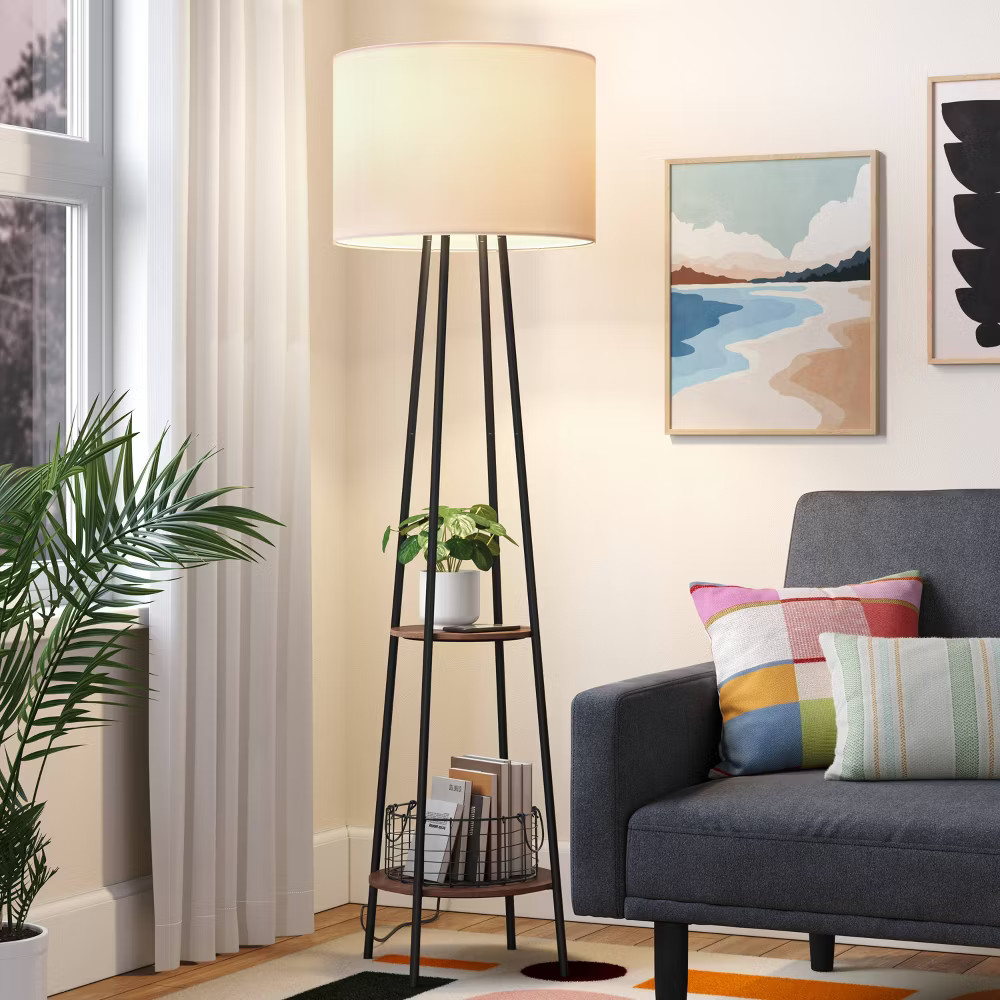 Floor lamp with Shelves - Room Essentials