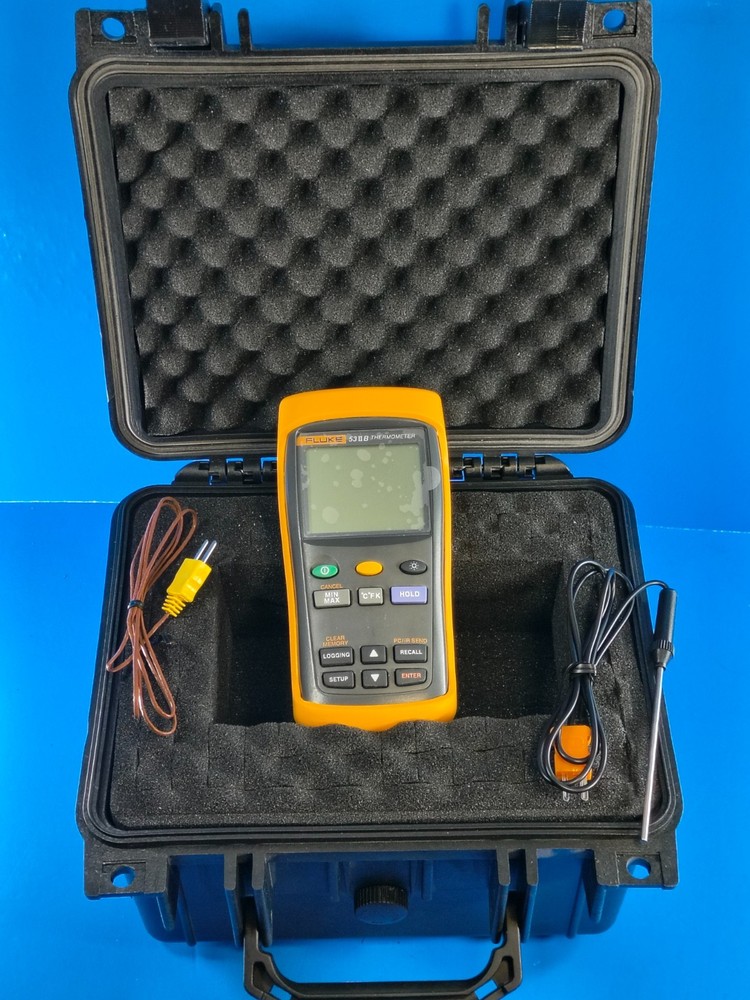 Fluke 53 II B Thermometer, Excellent, Screen Protector