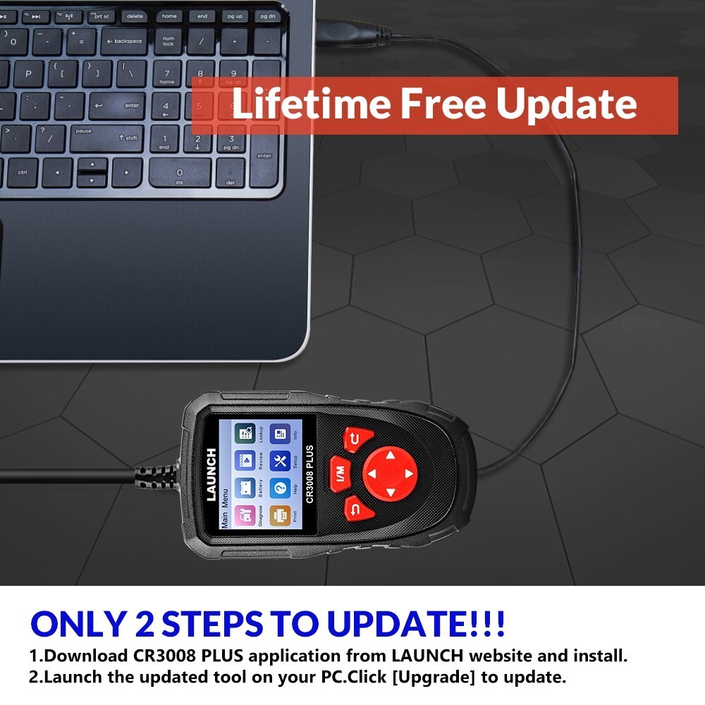 LAUNCH OBD2 Code Reader Automotive Diagnostic Scan Tool Full OBDII Check