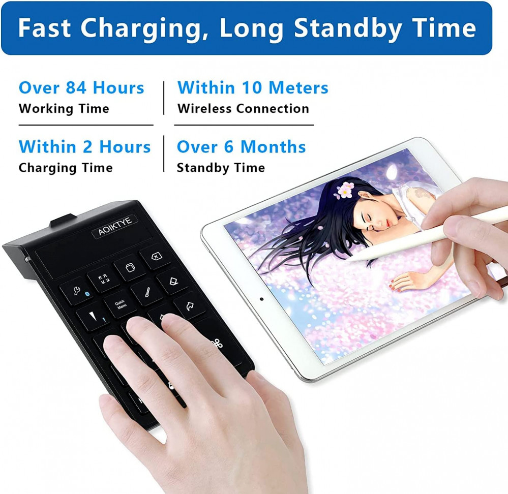 Keyboard for Procreate, Procreate Accessories Black