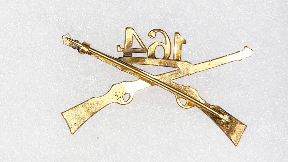 Pre-WWI 164th Infantry Collar Device