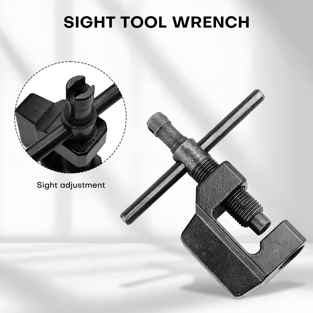 Front Sight Adjustment Tool – Mechanical Elevation & Windage Adjuster, Black