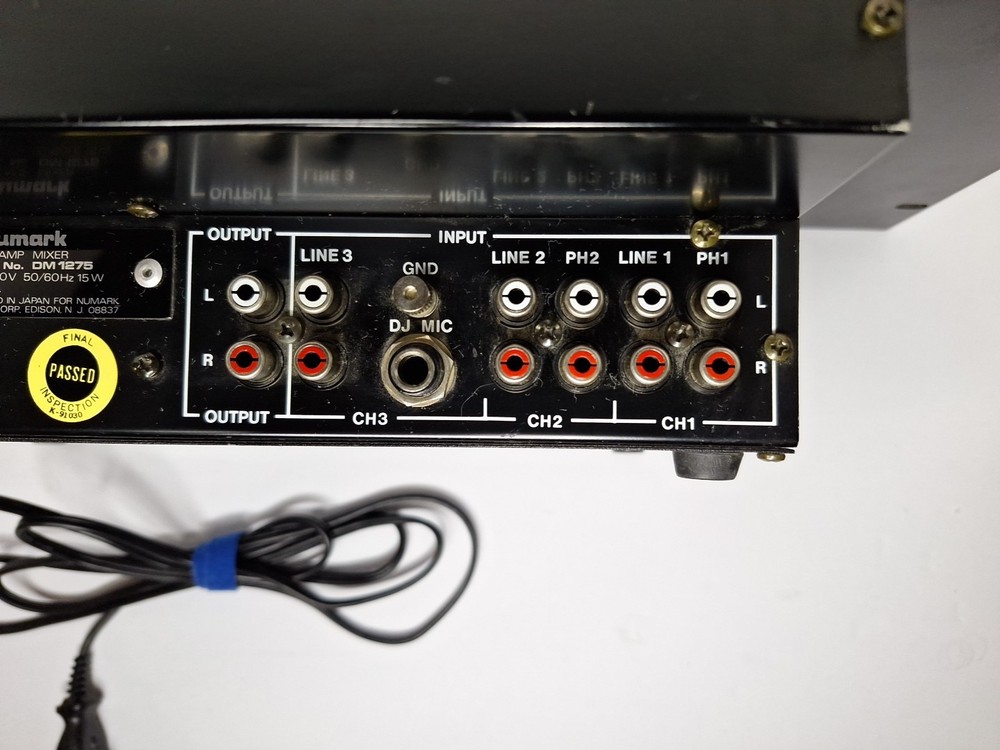Rare Numark Preamp Mixer DM1275 Japan Untested.