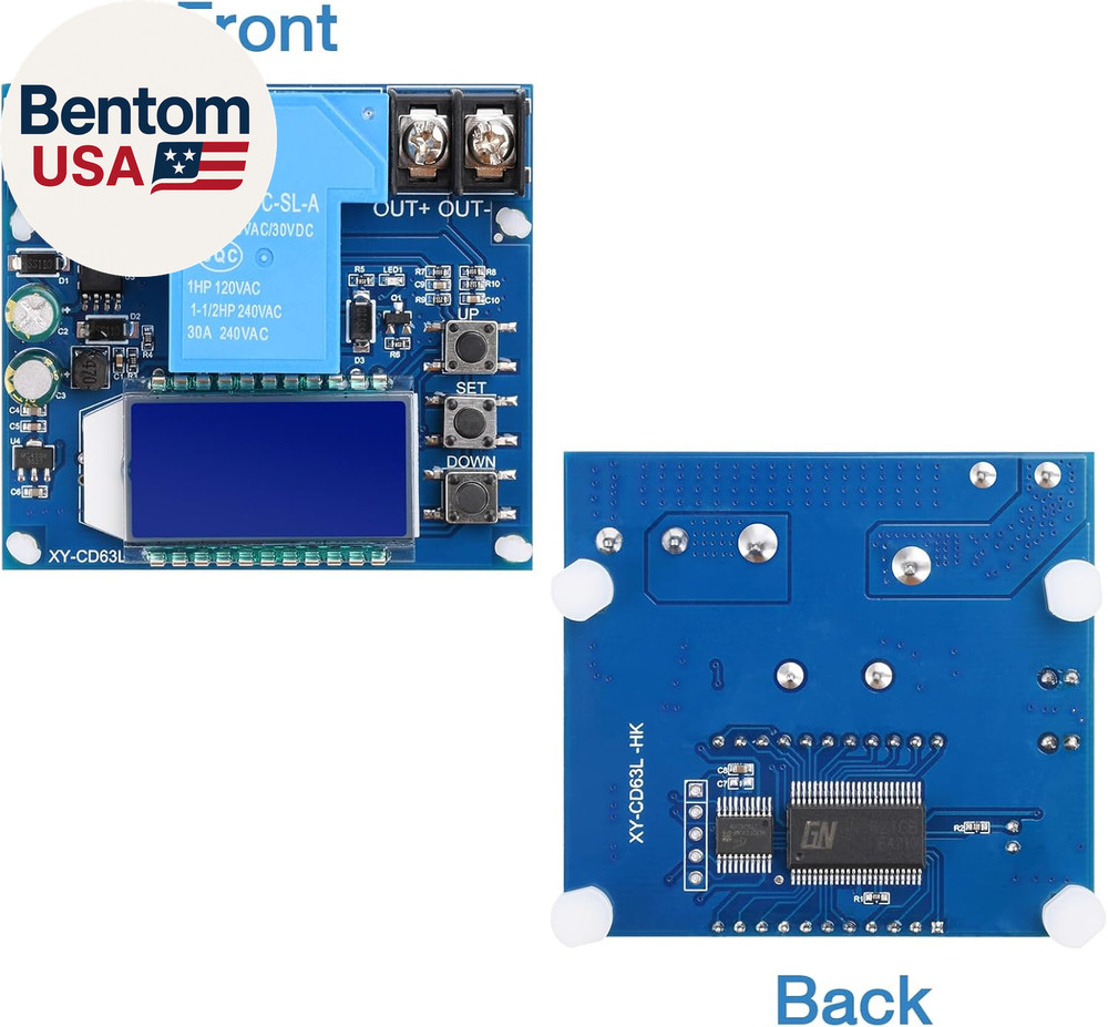 Low Voltage Cutoff Controller DC 6-60V 30A Low Voltage Disconnect Protection Mo