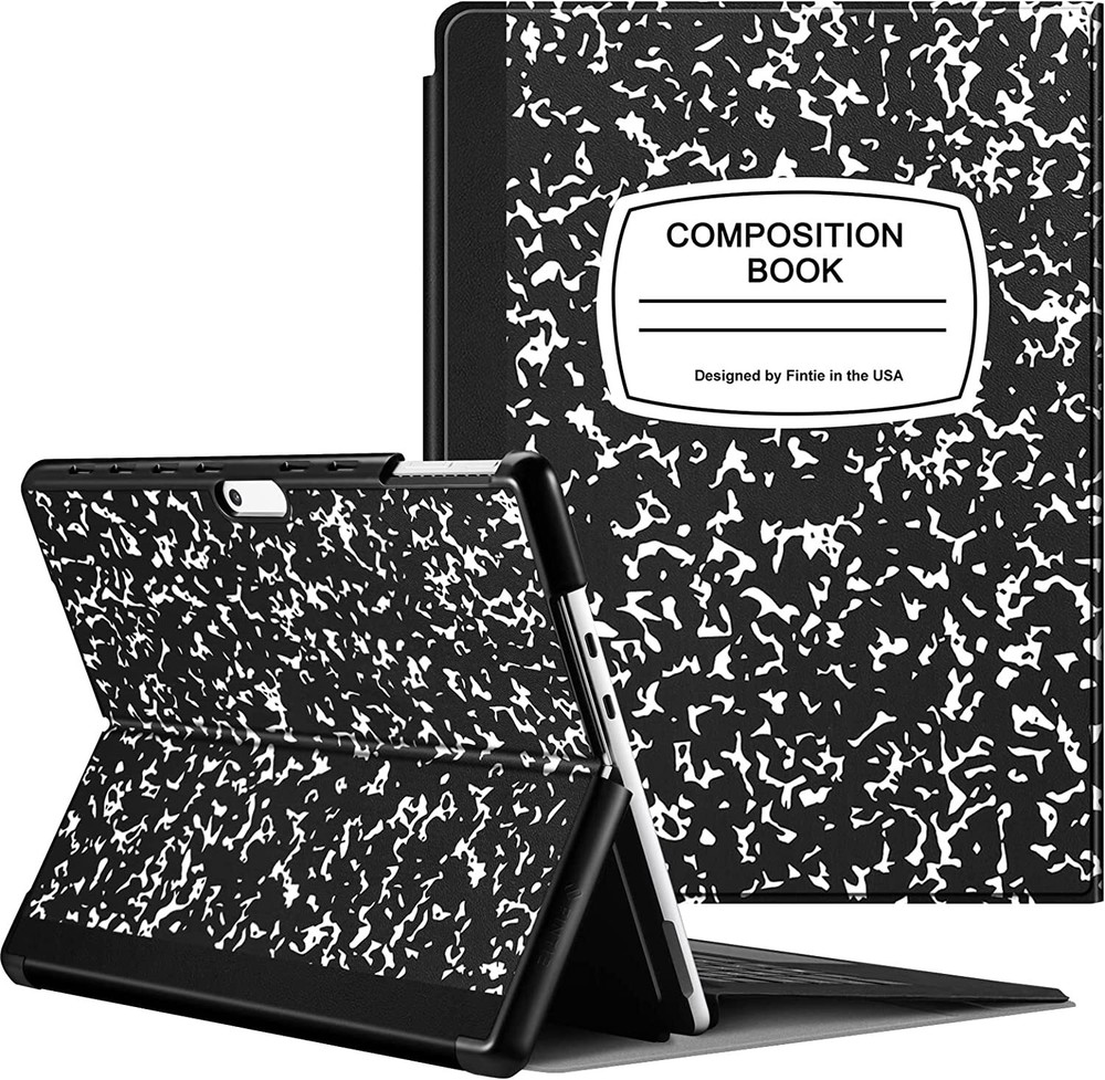 Case for 13 Inch Microsoft Surface Pro 11/10/9 Multiple Angle Portfolio Cover