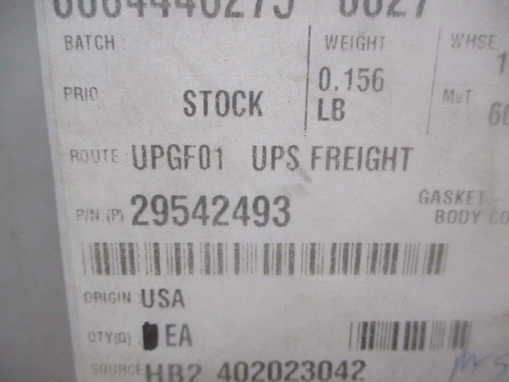 Allison 29542493 Gaskets