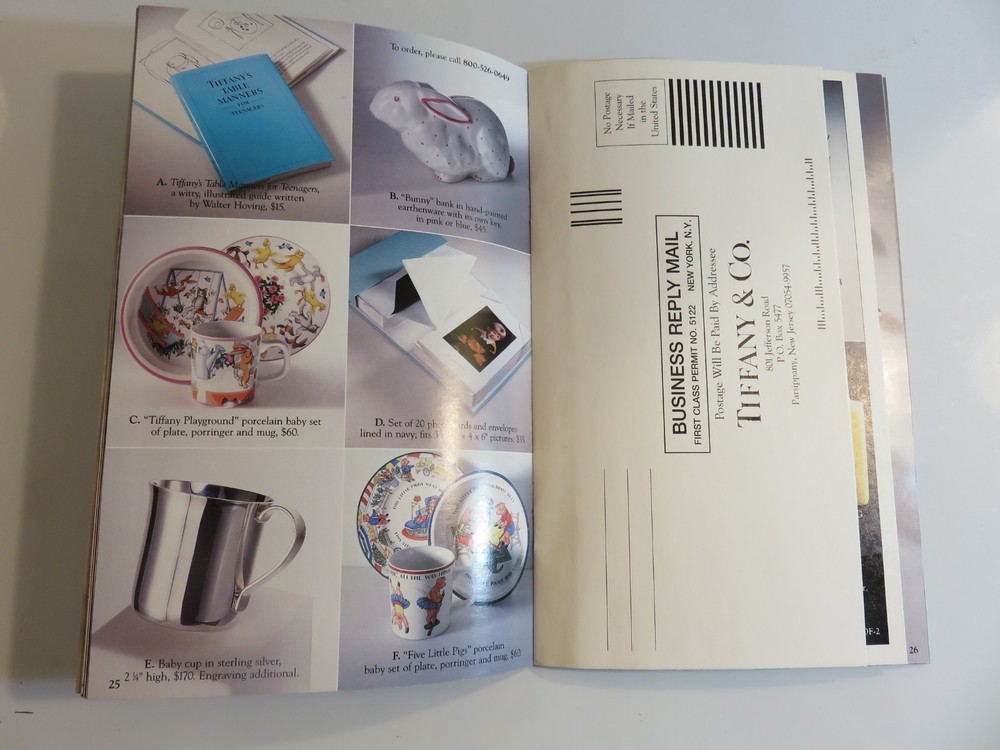 Tiffany & Co. ~ Fall Selections 1994 Catalog