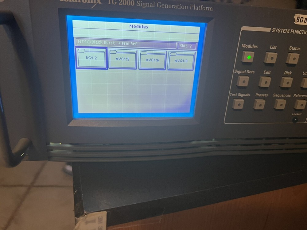 Tektronix TG 2000 Signal Generation Platform.
