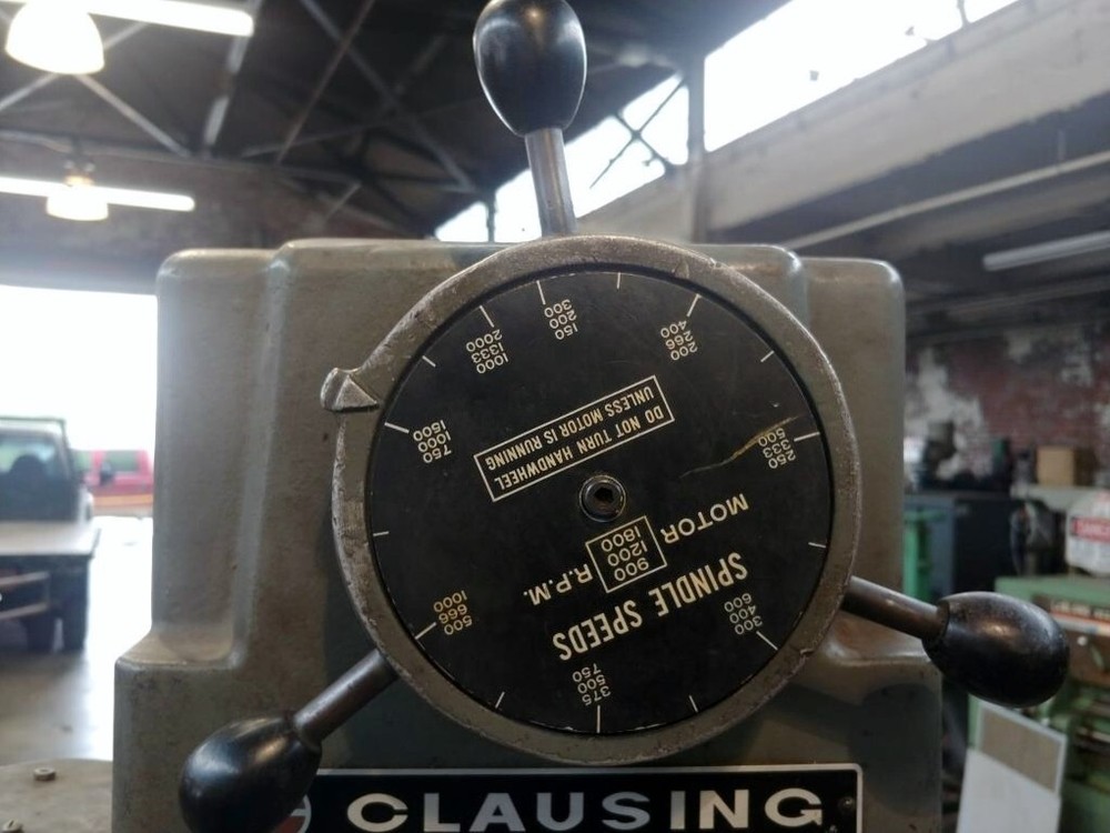 CLAUSING 20" VARIABLE SPEED FLOOR STAND DRILL PRESS Model 22V-1