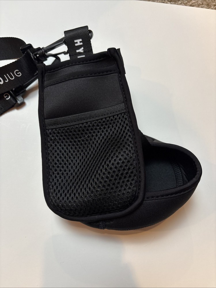 Hydrojug Black/White Sleeve Carrier Adjustable Strap