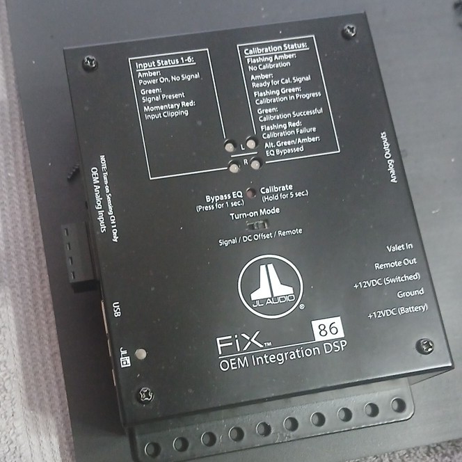 JL Audio FiX-86 OEM Integration DSP Signal Processor 86 Car Audio Model